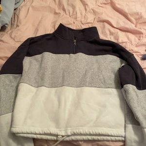 cropped zip up jacket